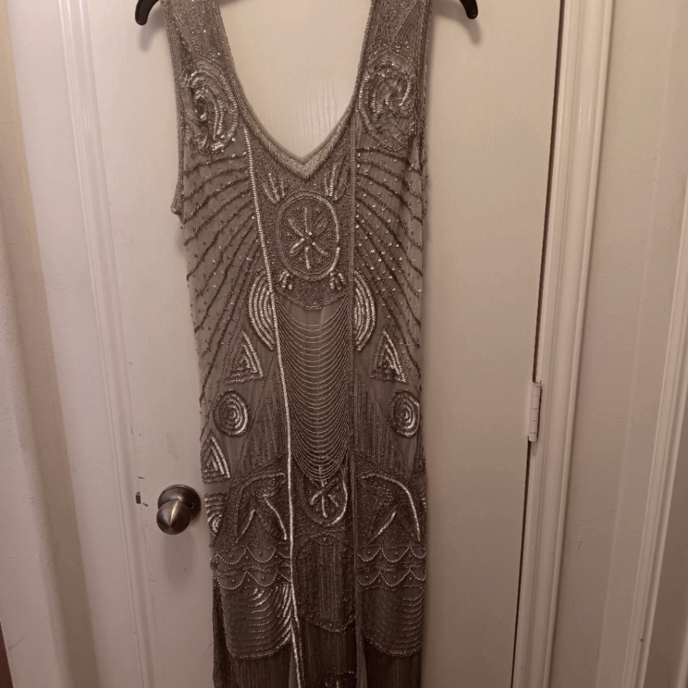 Unique Vintage Flapper Dress EUC